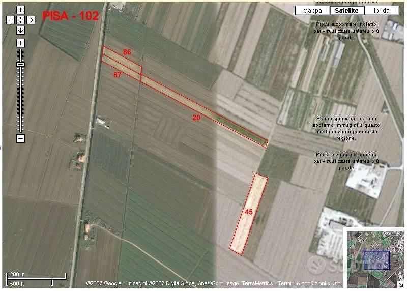 Terreno di 128420 m² a Pisa - Vista 3