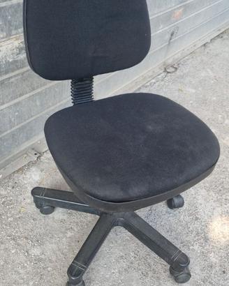SEDIA DA UFFICIO NERA