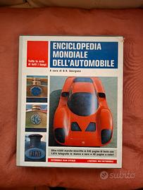 Enciclopedia dell'automobile libro vintage