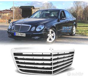 GRIGLIA PER MERCEDES CLASSE E W211 07-09 NERO CROM