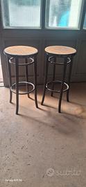Coppia sgabelli stile Thonet