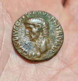 Moneta Inpero Romano CLAUDIO, ASSE 41- 54 d.c. 