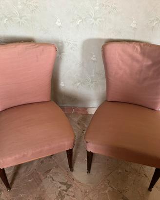 Coppia poltroncine vintage Anni '50 Mid-Century