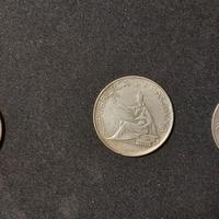 Tre Monete rare d'argento da 500 lire del 1961