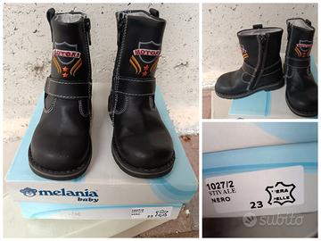 Stivaletti bambino in pelle marca "Melania"