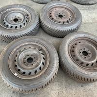 Ruote complete Fiat 600 4 stagioni