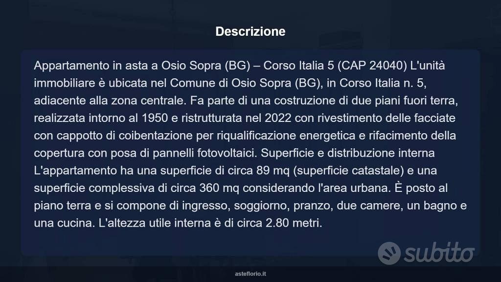 Appartamento – Osio Sopra, Bergamo - Vista 5
