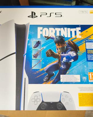 Console PS5 Slim Lettore + Fortnite ! 