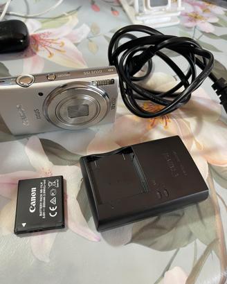 Canon ixus 155- 20 MP ZOOM 10X + batteria e carica