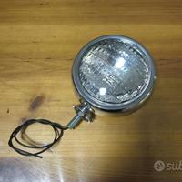 Faro supplementare cromato per moto custom
