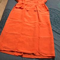 Abito longuette di Valentino linea “V” corallo