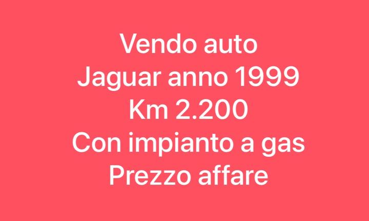 Jaguar anno 1999 con impianto gpl
