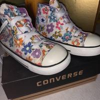 Scarpe converse all star floreali