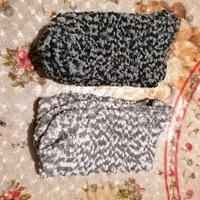 Coppia di calzini lavorazione bouclé 