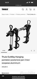 Portabici thule outway hanging per 2 bici