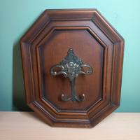 Appendiabiti Vintage in Legno e Ottone