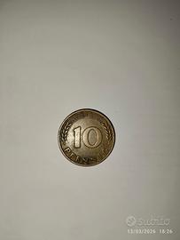 10 pfennig della Germania Ovest 1950