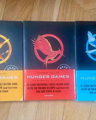 SUZANNE COLLINS Serie completa libri Hunger Games