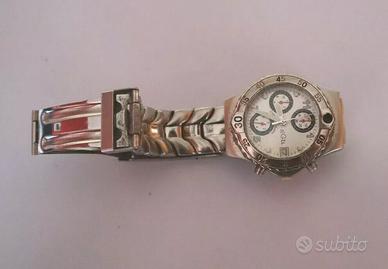 OROLOGIO uomo Acciaio SIGEL, Cronografo, WR Made i