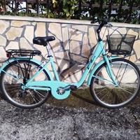 Bicicletta donna città semi nuova artigianale