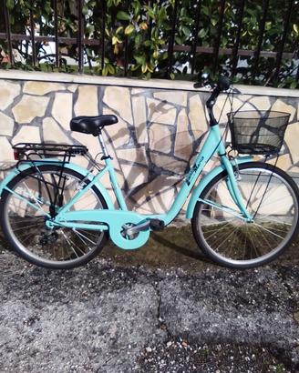 Bicicletta donna città semi nuova artigianale
