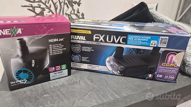 Pompa e lampada uv