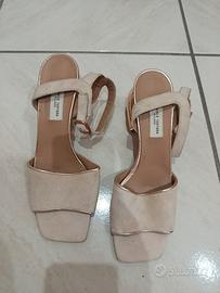 Scarpe sandali donna beige/dorato DANIELE TORTORA 
