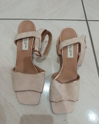 Scarpe sandali donna beige/dorato DANIELE TORTORA 