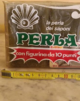 Sapone PERLA vintage 1960 sigillato con figurina