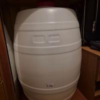 Botticella tanica plastica 100 litri con rubinetto