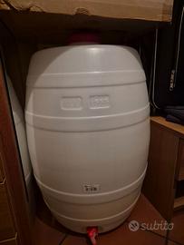 Botticella tanica plastica 100 litri con rubinetto