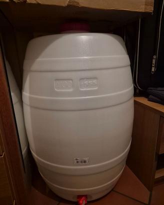 Botticella tanica plastica 100 litri con rubinetto