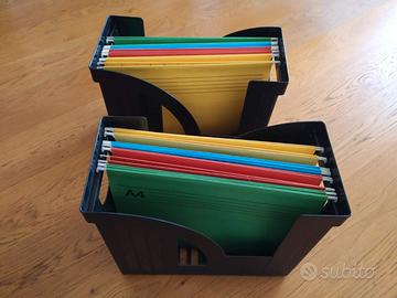 Scatola per cartelle sospese Esselte + 8 cartelle