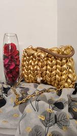 Chunky bag oro fatta a mano