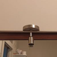 Lampada metallo cn faretti spot orientabili