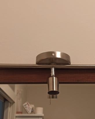 Lampada metallo cn faretti spot orientabili