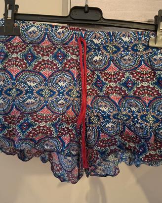 Shorts Pantaloncini Estivi Fantasia Etnica Boho