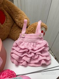 Gonna con balze per neonata