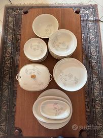 Servizio di piatti 12 persone vintage