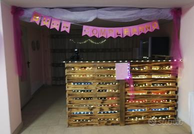 Bancone bar in legno di pallet