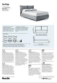 Letto matrimoniale NOCTIS con box