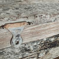 Baule design in assi legno massello 