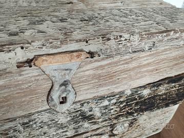 Baule design in assi legno massello 