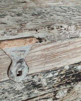 Baule design in assi legno massello 