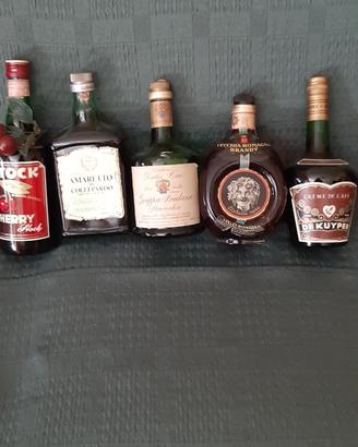 Intero Blocco liquori vintage