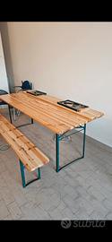 Tavolo da birreria con panche