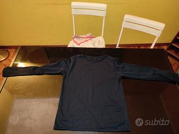 maglia maniche lunghe felpata/sotto maglia 