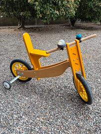 Bici legno Baby moto