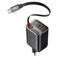 Alimenyatore USB C 40W Cavo Retrattile *NUOVO*