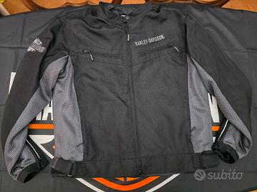 giubbino uomo tg XL harley traforato antivento